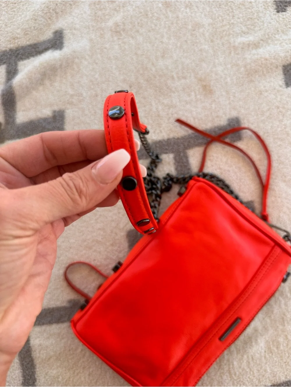 Rebecca Minkoff Red Mini MAC Convertible Crossbody
